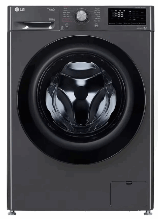 LG 9 kg with Wi-Fi EnabledAI Direct Drive Technology Fully Automatic Front Load Washing Machine with In-built Heater Black  (FHV1409Z4M)